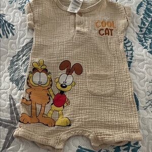 Cool Cat Baby Romper Garfield